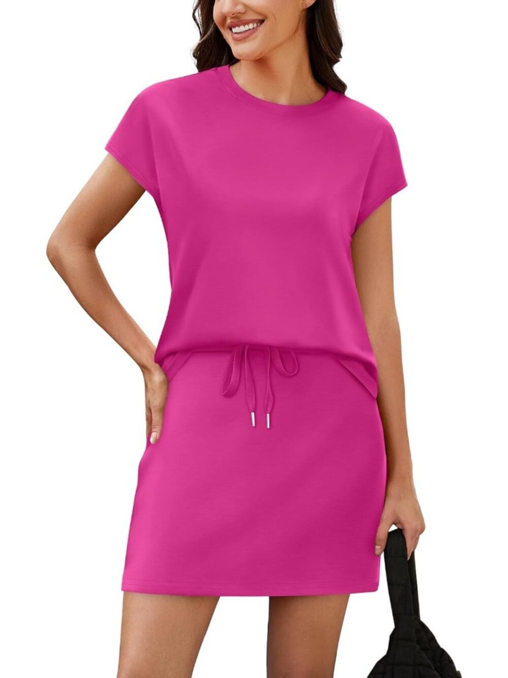 Summer Two-Piece Skirt Set for Women | Casual Resort Wear, Cap Sleeve Top